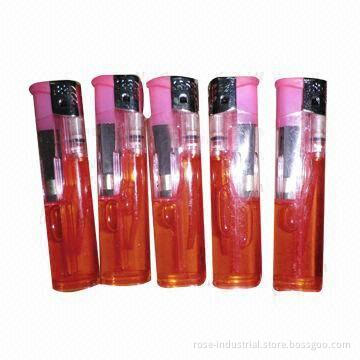 15mL Pepper Spray with Lighter Style, Measures 25 x 10 x 80mm